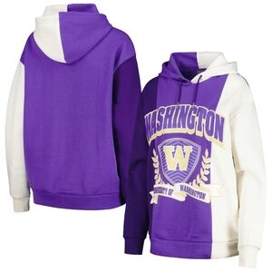 Washington Huskies Gameday Couture Women's Colorblock Hoodie - Size XL